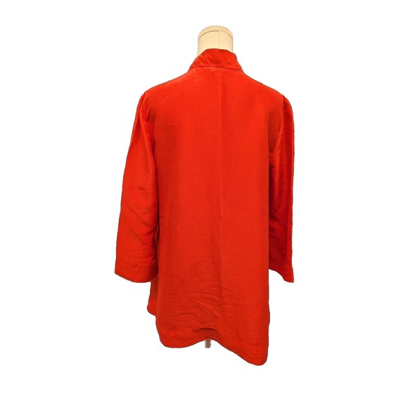 Eileen Fisher Silk Lagenlook Minimalistic Boxy Tunic Top Medium - Picture 7 of 12